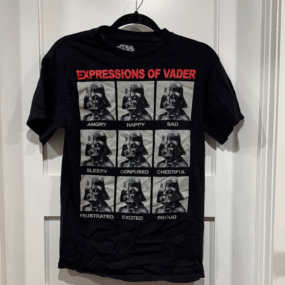 Star Wars Black Expressions of Vader Tee